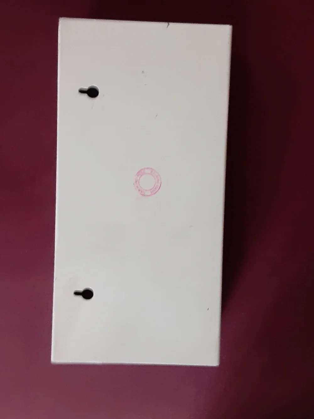 Vintage Hand painted Floral Metal Tissue Box Cover Retro